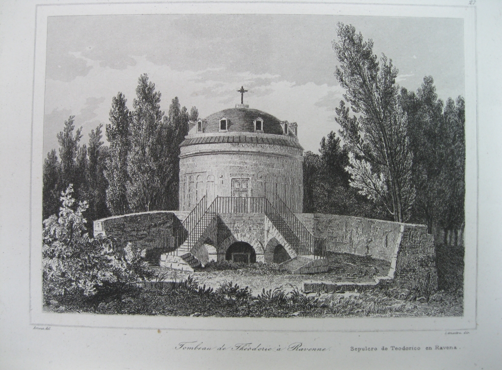 Sepulcro del rey Teodorico (Rávena, Italia), 1840. Arnout